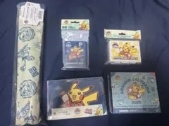 WCS2025 ポケカサプライ　5点セット　アナハイム ダメカン『WCS2025アナハイム(ピカチュウ)※』【サプライ】{-}