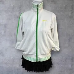 NIKE トラックジャケット ジャージ　00s Y2K 平成 ホワイト　グリーン