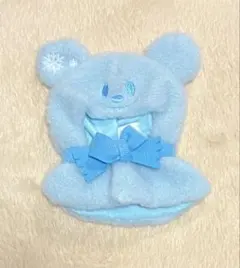 ディズニーストア シークレットポンチョ 雪だるま 水色