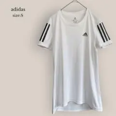 アディダスadidas Tシャツ　ランニング　トレーニング　ホワイト　メッシュ