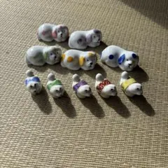 犬の陶器製箸置き 10個セット