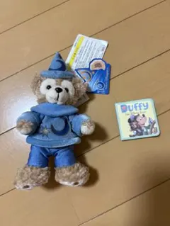 東京ディズニーリゾート ダッフィー ぬいぐるみバッチ 10周年限定 タグ付き