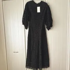 ZARA woman 総レース　ブラック　オールインワン