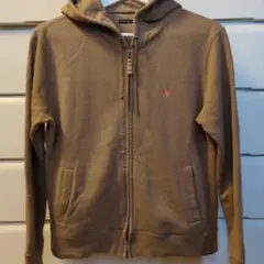 Ralph Lauren ブラウン フルジップパーカー