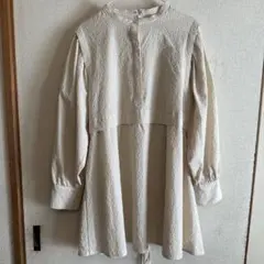 kastane 長袖 ブラウス ベージュ