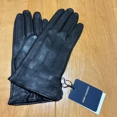 新品 B40 本革手袋　羊革　レディース　マリオバレンチノ　黒　手囲い21cm