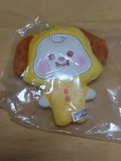 犬のキャラクター ぬいぐるみ ボールチェーン付き