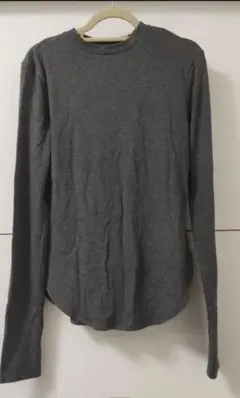 最終お値下げ 新品☆cft.オリジナル ソフトリブクルーネックトップス グレー