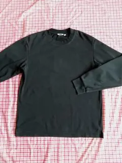 UNIQLO　ユニクロ　エアリズムコットンクルーネックTシャツ(長袖)　サイズM