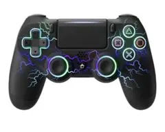 【ジャンク】PS4 コントローラー 無線 有線 背面ボタン付 ブラックA