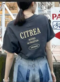 Ungrid カラーエンブロイダリーTee