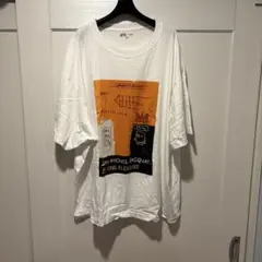ユニクロ 白T JEAN-MICHEL BASQUIAT バスキア 4XLのサムネイル