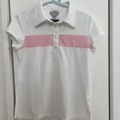 Callaway DRYSPORT ポロシャツ M ホワイト/ピンク