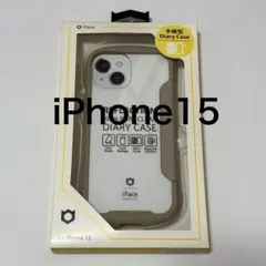 iFace Hamee iPhone15 ダイアリーケース 手帳型ケース