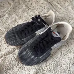 NIKE ナイキ　インターナショナリスト　杢ブラック系　スニーカー　25cm