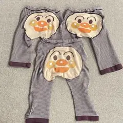 アンパンマン　スパッツ　パンツ　3枚　90-95 バンダイ　ベビー服　子供服