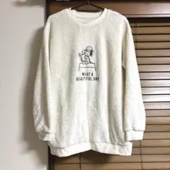 UNIQLO スヌーピー フリースルームウェア上のみ　L