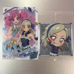 アイカツ！　天羽まどか　黒澤凛　カードセット　シール