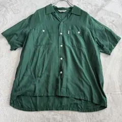 COOTIE PRODUCTIONS シャツ M グリーン 半袖 レーヨン 春夏のサムネイル