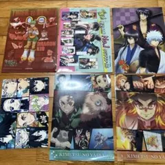 鬼滅の刃　A4クリアファイル　下敷き　他6点セット