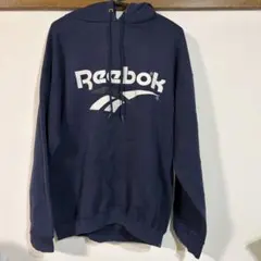 古着 Reebok リーボック パーカー ネイビー XL