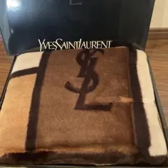 イブサンローラン　 ひざ掛け　ブランケット　ハーフケット