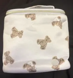 ジェラートピケ ベア柄 バニティポーチ