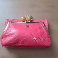 断捨離の為　ANNA SUI ピンク 星型二つ折り財布
