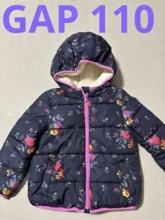 GAP 5years 110cm ダウン　アウター　ジャンパー　花柄　子ども服