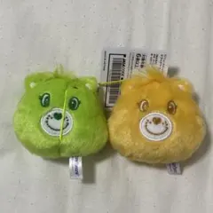 ケアベア　フェイスマスコット　2点セット