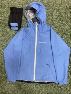 美品‼️mont-bell レイントレッカージャケット S 収納袋付き