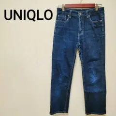 UNIQLO ハイライズストレートジーンズ　ブルー　1907