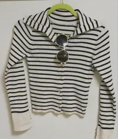 お値下げ品！ボ−ダ−3wayニット(Ｌ)