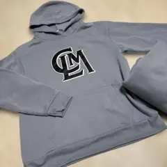 【2枚set】CLMグレーLフード付きスウェット