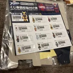 X-MEN ベアブリック　 happyくじ くじ券貼り付け表 くじ箱くじ券なし
