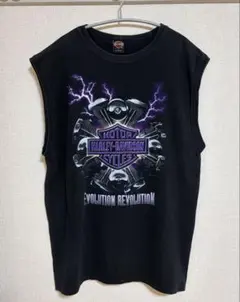 90s USA製 Harley-Davidson サンダー タンクトップ Lのサムネイル