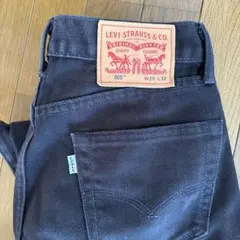 Levi's 505 ブラックデニムパンツ W29 L32