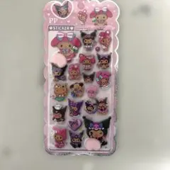 【最終値下げ❗️】サンリオ　おしりシール　桃シール　日焼けメロクロ