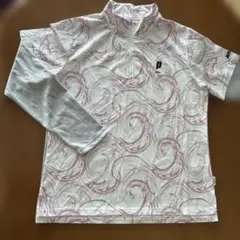 prince テニスウェア LL ホワイト/ピンク