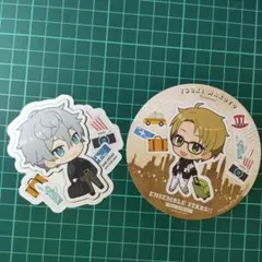 あんスタ　アニカフェ　コースター　ステッカー　瀬名泉　遊木真