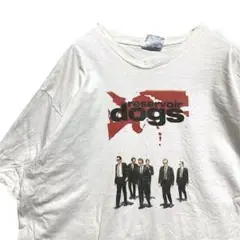 BJQL ムービー Tシャツ 古着 白 レザボアドッグス 映画