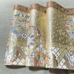 ⭐︎pk103 未使用品 正絹 袋帯 振袖用 成人式 卒業式 六通 ⭐︎pk103 未使用品 正絹 袋帯 振袖用 成人式 卒業式 六通