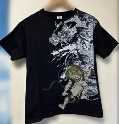 THE "和柄"両面Ｔシャツ・風神雷神図 昇龍