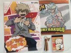 ヒロアカ　爆豪勝己　まとめ売り　はま寿司コラボ　劇場版クリアファイル　メモ帳