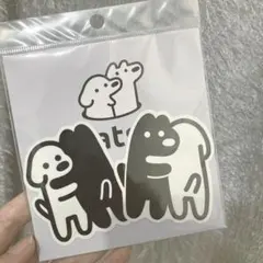 matsui マツイ　ステッカー　犬　ペア