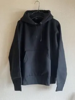 CROSS&STITCH パーカー ヘビーコットン ブラック クロスステッチ S