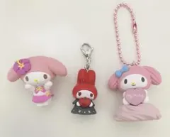 マイメロディ　ガチャガチャ3点セット
