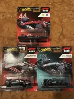 ホットウィール プレミアム F1 フェラーリ #44 ハミルトン 2台セット