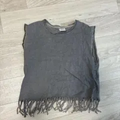 ZARA フリンジ ノースリーブタンクトップ 9-10歳