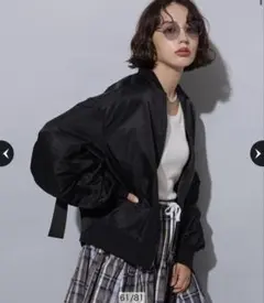 (新品未使用)Arpege story♡BackリボンMA-1